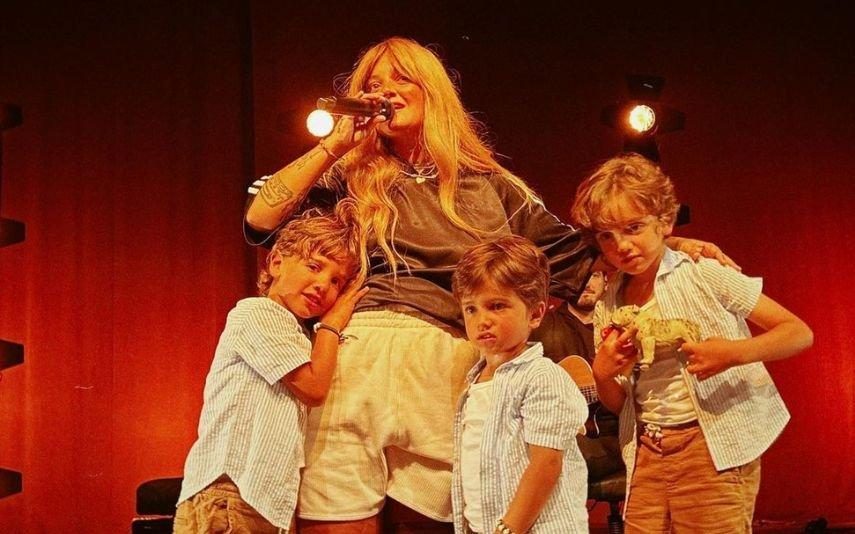 Carolina Deslandes Mostra crescimento do filho mais velho: