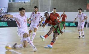 Seleção portuguesa de futsal perde com a Espanha em jogo particular em Sines