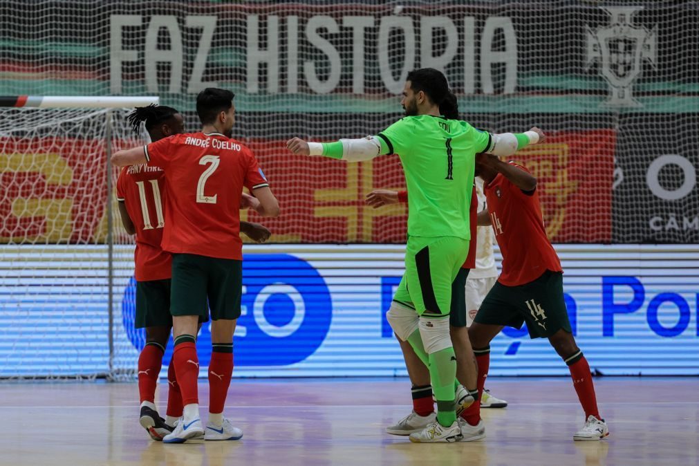 Portugal aproveita 'prenda' dos Países Baixos e está no Euro2026 de futsal