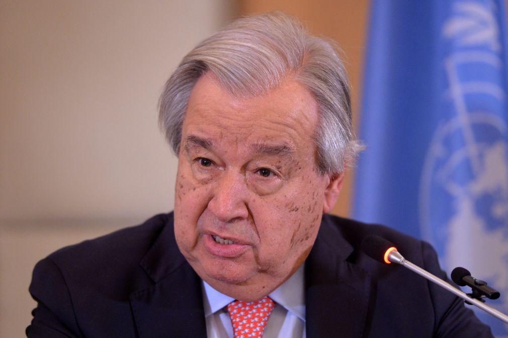 Guterres pede paz que respeite 