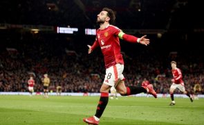 United derrota Leicester com um golo e duas assistências de Bruno Fernandes