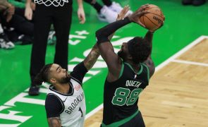 Neemias Queta ajuda campeões da NBA Celtics a bater Nets