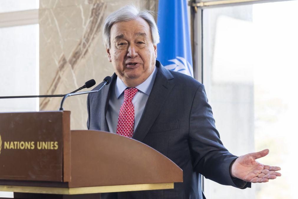 António Guterres espera que trégua parcial 