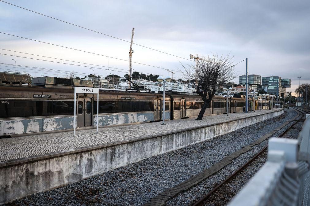 Linha de Cascais continuava interrompida às 12:00, Linha do Sul reaberta