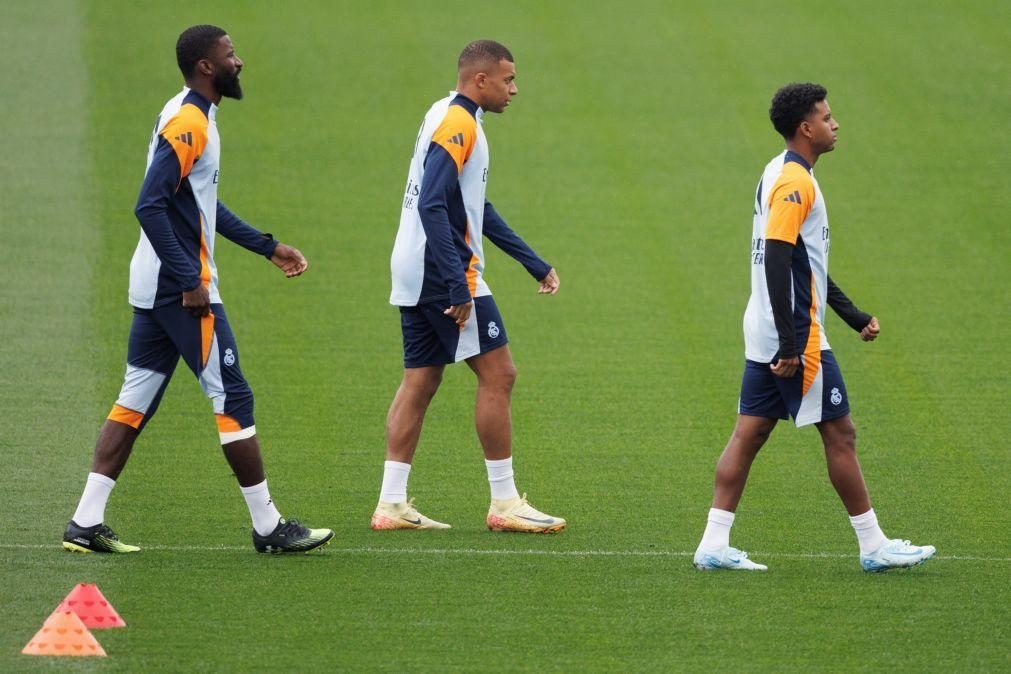 Rüdiger e Mbappé com pena suspensa de um jogo de castigo nas provas da UEFA