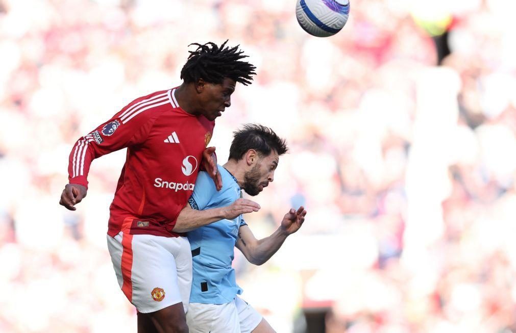 United, de Ruben Amorim, empata com City no dérbi de Manchester da Liga inglesa