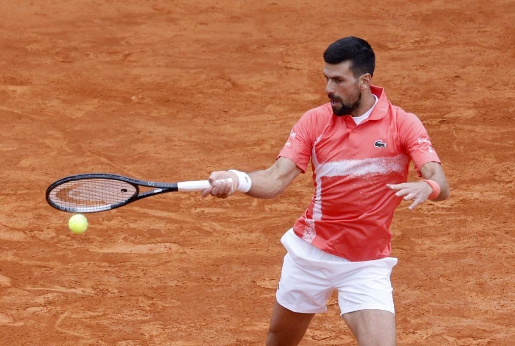 Djokovic afastado na estreia no Masters 1.000 de ténis de Monte Carlo