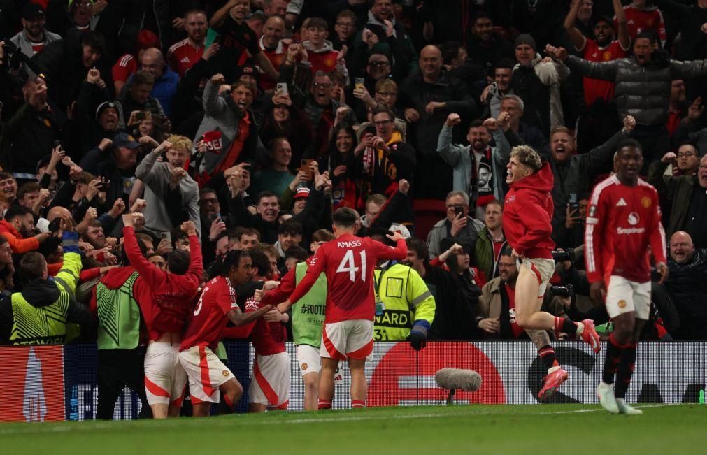 Manchester United, de Ruben Amorim, nas meias-finais da Liga Europa