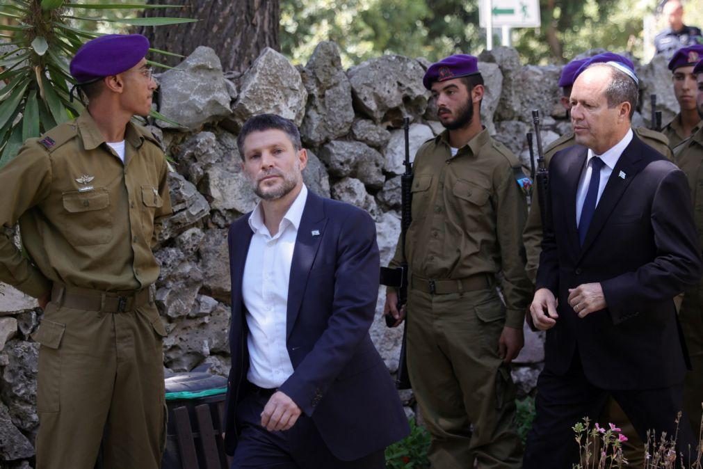 Ministro israelita defende guerra em detrimento da libertação dos reféns