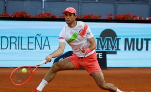 Nuno Borges afastado na segunda ronda do Masters 1.000 de Madrid