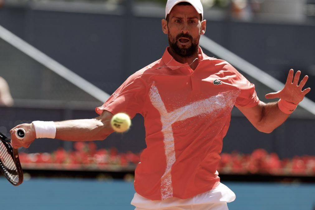 Novak Djokovic eliminado na estreia nos Masters 1.000 de Madrid