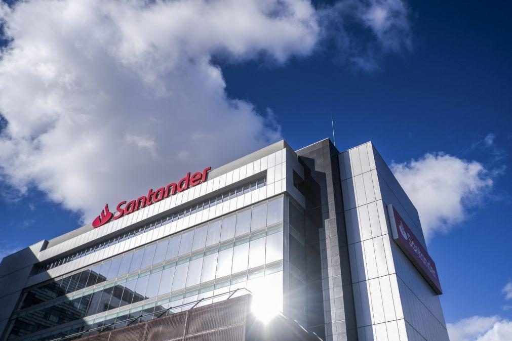 Lucros do Santander Totta descem 8,7% para 268,8ME no 1.º trimestre