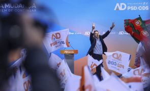 Montenegro promete esperança e segurança e lamenta que adversários andem zangados