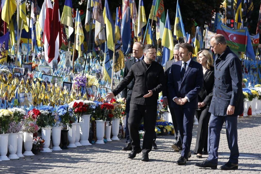 Kiev e aliados europeus propõem à Rússia cessar-fogo de pelo menos 30 dias