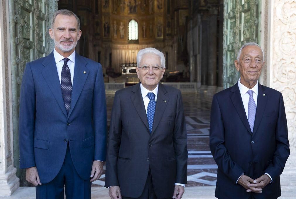 Marcelo recebe hoje o Rei de Espanha e o Presidente de Itália em Coimbra