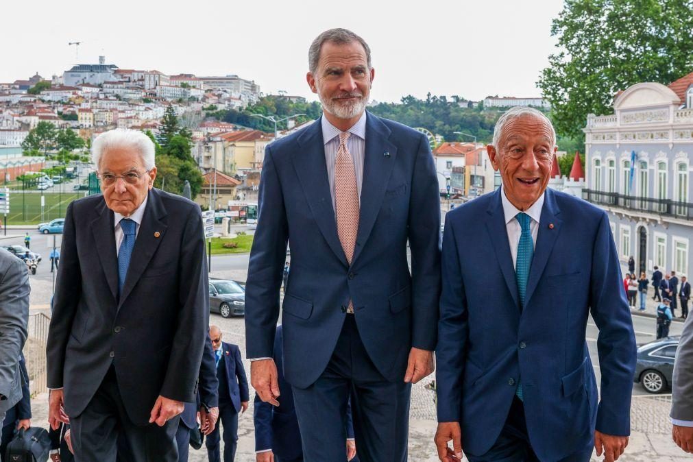 Marcelo recebe elogios de Felipe VI e Mattarella no seu último encontro Cotec