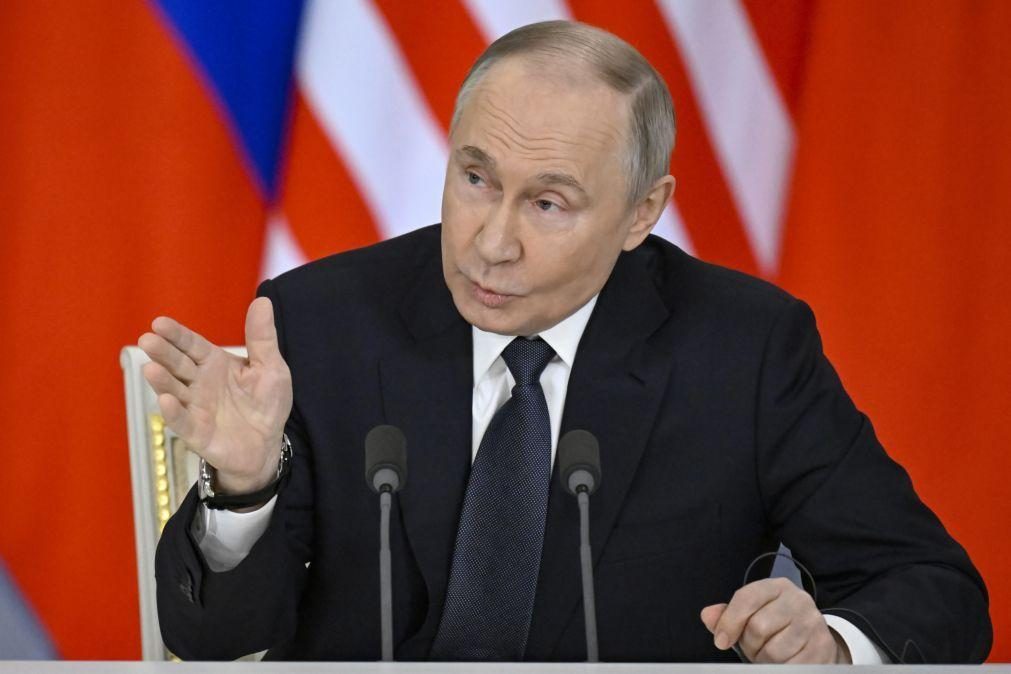 Rússia confirma ausência de Putin em ronda negocial na Turquia
