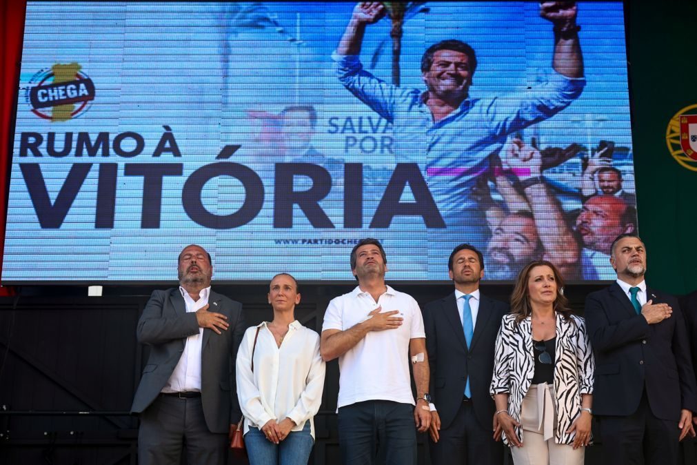 Ventura regressa para encerrar campanha do Chega em Lisboa