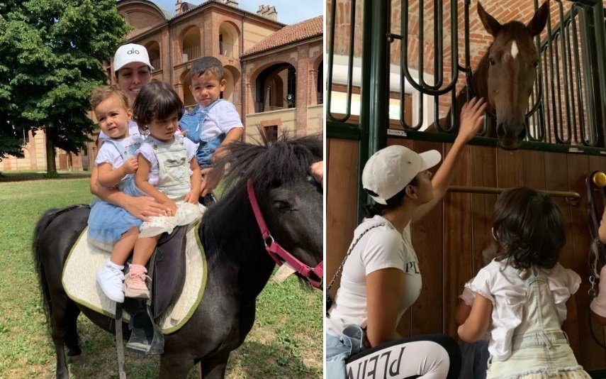 Georgina Rodriguez Leva Eva, Mateo e Alana Martina a viver experiência inesquecível