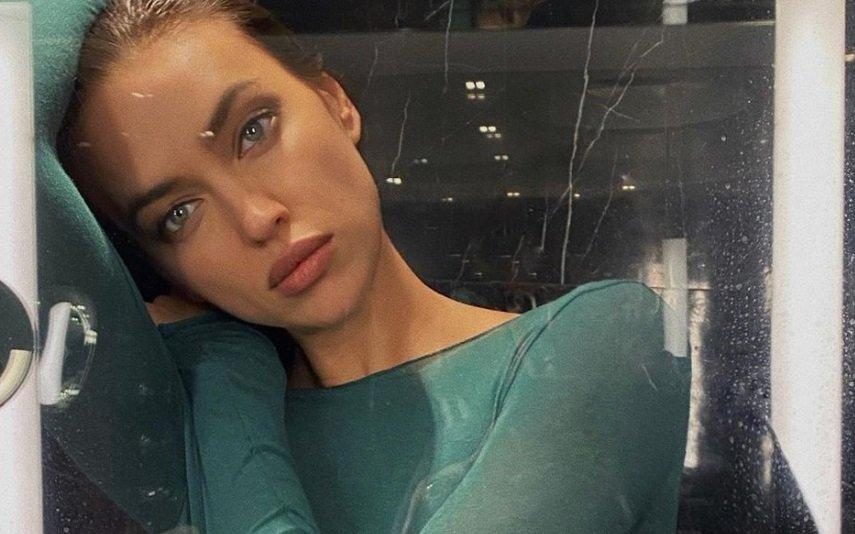 Irina Shayk Dança de forma descontraída e sensual e deixa todos de boca aberta