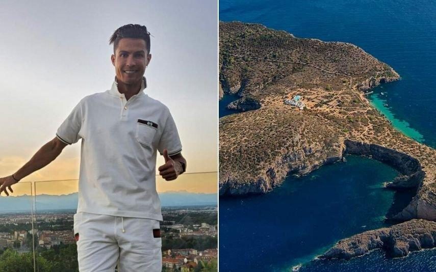 Ilha privada favorita de Cristiano Ronaldo está à venda por 150 milhões de euros