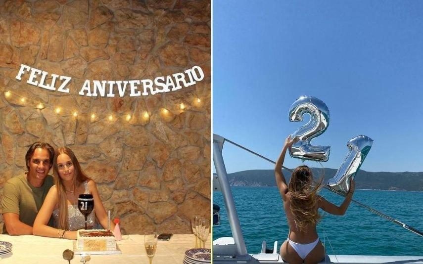 Nuno Gomes Filha completou 21 anos a bordo de um iate. Veja como cresceu!