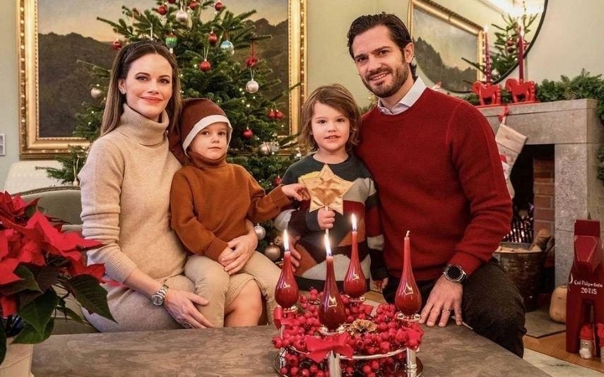 Carl Philip e Sofia da Suécia Mostram retrato de família depois de anunciarem gravidez [Foto]