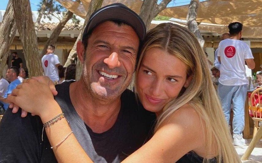 Filha de Luís Figo namora com primo do rei de Espanha