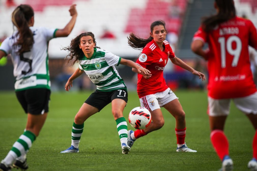 Benfica campeão português de futebol feminino pela segunda vez